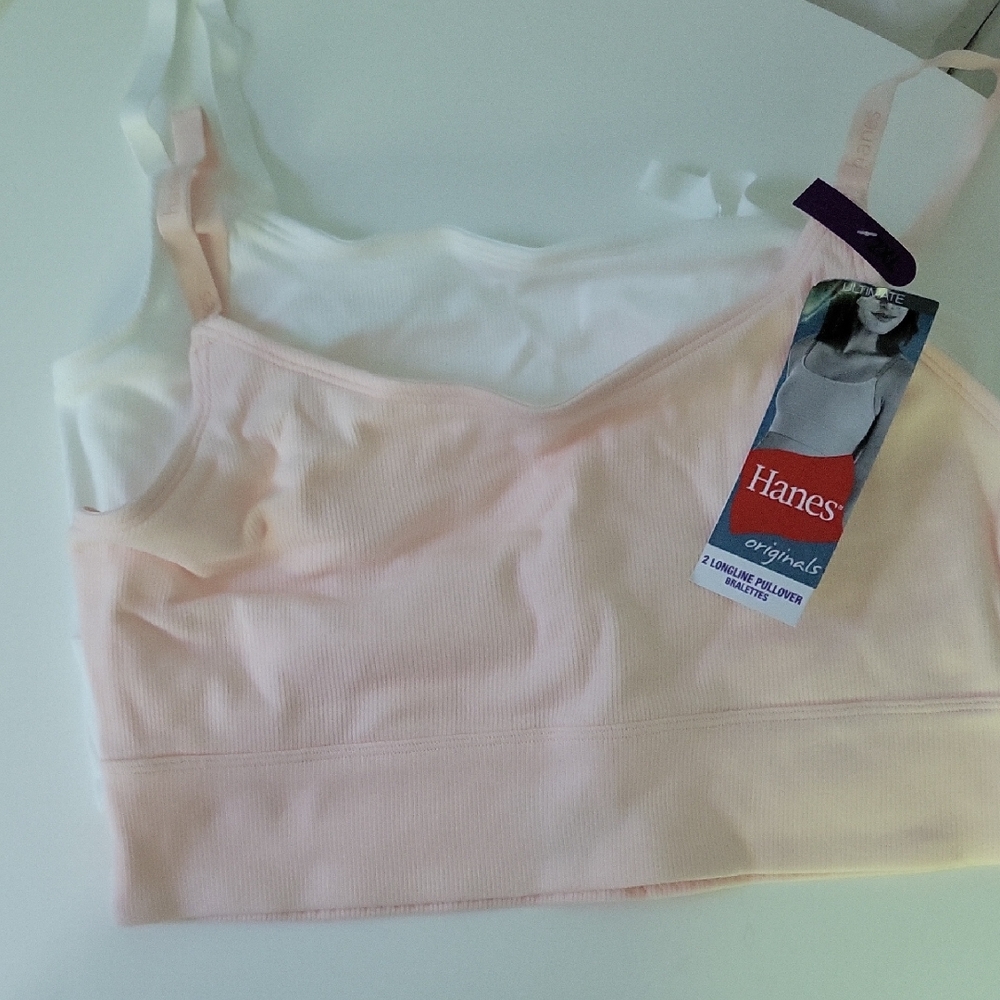 Hanes 2 Pack Bralette